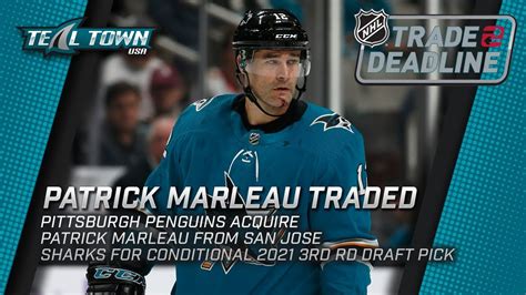 Sharks make it to the stanley cup finals against pittsburgh where. Patrick Marleau Traded to Pittsburgh Penguins - YouTube