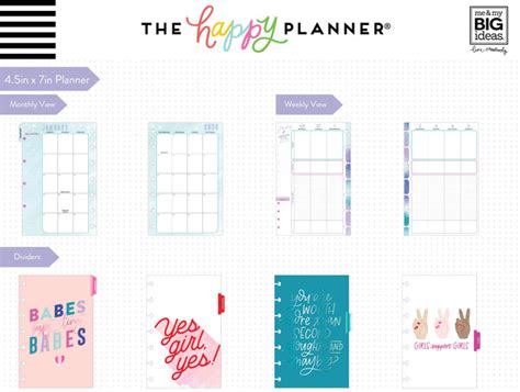 Mini Mini Happy Planner Mini Planner Mini Monthly Planner The