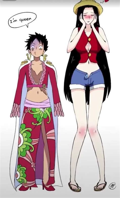 One Piece One Piece Cosplay One Piece Luffy And Hancock