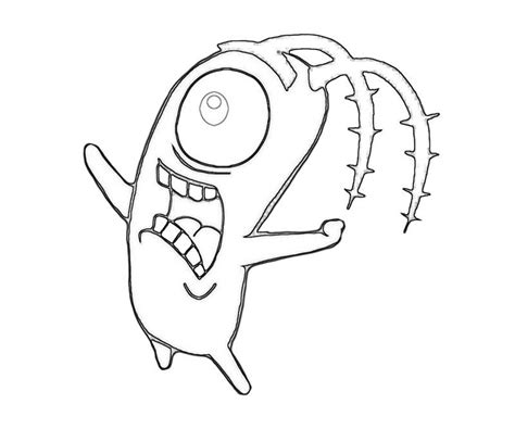 Plankton Coloring Pages Coloring Home