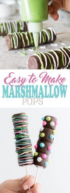 Easy Diy Marshmallow Pops Recipe Chocolate Dipped Marshmallows