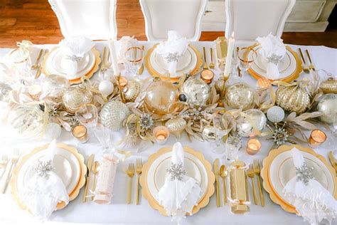 Glamorous Gold Table Decorations Christmas Ideas For A Luxurious