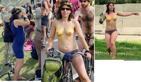 Dressed Undressed Wnbr Girls World Naked Bike Ride Porn Gallery