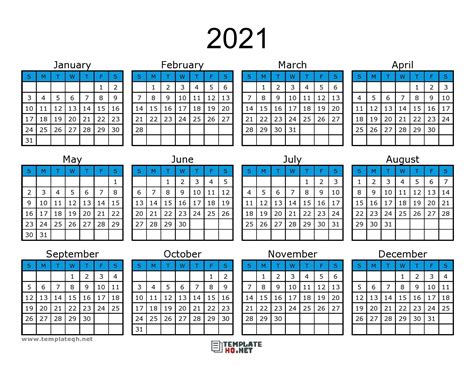 • the monthly calendar 2021 with 12 months on 12 pages (one month per page, us letter paper format), available in ms word doc, docx, pdf and jpg file formats. Free 2021 Calendar Printable di 2020