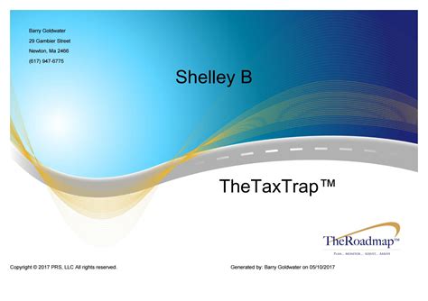 Shelley b tax trap summary GoldwaterFinancial by Barry Goldwater - Issuu