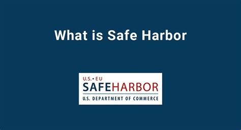 What Is Safe Harbor Termsfeed