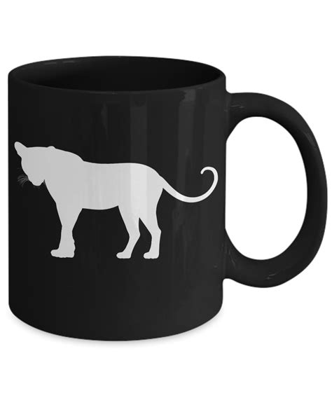 Big Cats Mug Black Coffee Cup Funny T For Cat Lovers Panther Jaguar