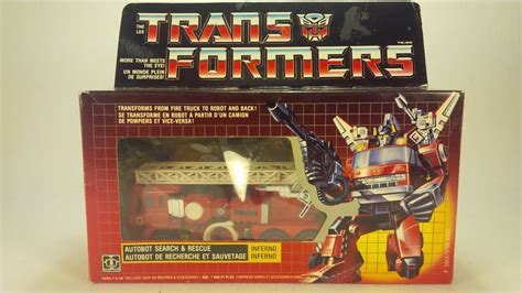 Transformers Inferno G1 With Original Box Review Youtube