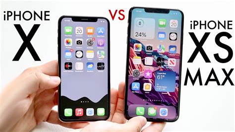 Iphone X Vs Iphone Xs Max In Comparison Review Youtube