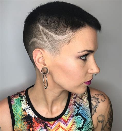 Buzz Cut Girls Who Inspire You To Cut Locks Dramatically Short Hair Updo Pixie Haircut For