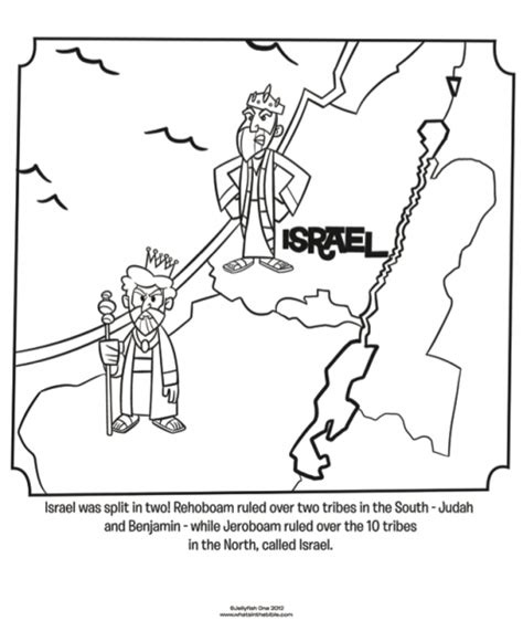 The illustration shows these scripture quotes. Israel and Judah - Bible Coloring Pages | What's in the ...