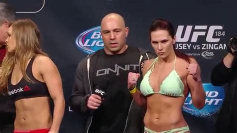 Who's the best of the women? UFC 184 Weigh-in Results: Rousey & Zingano On Weight