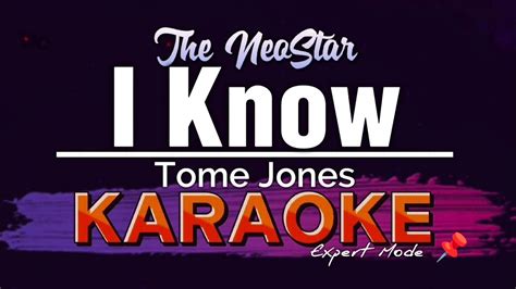 I Know Tom Jones Karaoke Nsk Hd Youtube