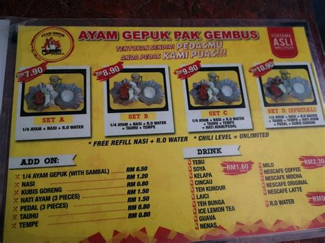Mesti ramai yang sukakan masakan dari negara jiran kita iaitu indonesia? food+road trip: Ayam Gepuk Pak Gebus @ Keramat, KL, Malaysia.