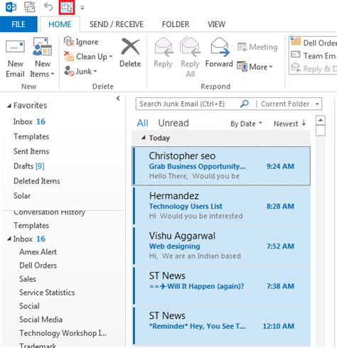 View Which Are Unreplied Emails In Outlook Jafasx