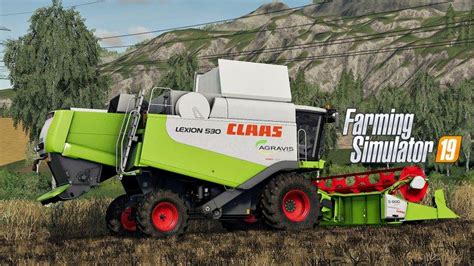 Claas Lexion 530 V1100 Combine Farming Simulator 19 Mod Fs19