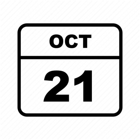 Calendar Month Oct Schedule Icon