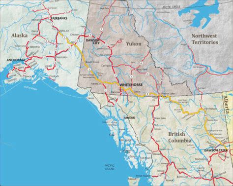 Usa canada mexico s.america world. Map of Alaska - The Best Alaska Maps for Cities and Highways