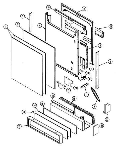Maytag Maytag Dishwasher Parts Model Dwu8330bax Sears Partsdirect