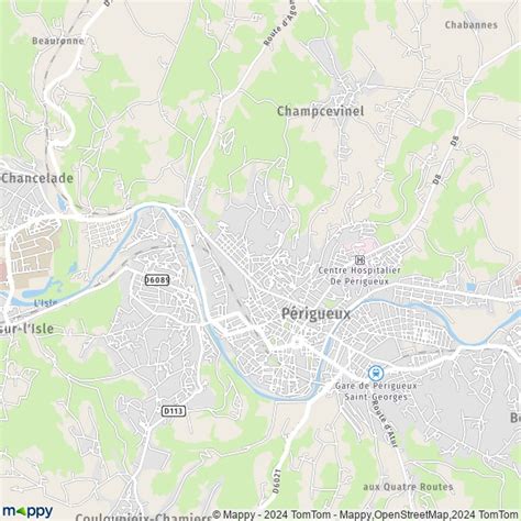 Plan Périgueux carte de Périgueux 24000 et infos pratiques