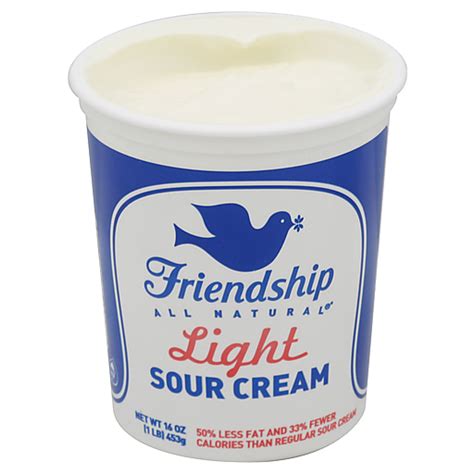 Friendship Dairies Sour Cream Light Sour Cream Uncle Giuseppe S