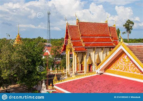 Ancient Historical Wat Prachapithak Buddhist Temple In Warin Chamrap