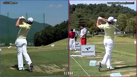 Hold a golf ball at your sternum while making a regular stance over a ball. 300FPS SLOW Rory McIlroy - Iron Golf Swing, Front and ...