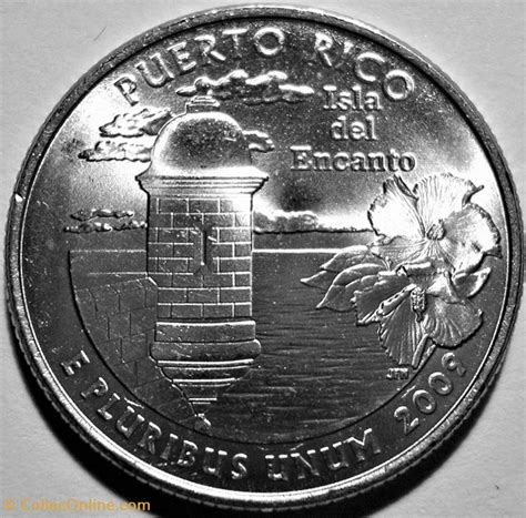 2009 P Quarter Dollar Puerto Rico Monedas Mundo Estados Unidos