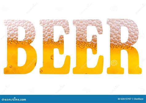 Word Beer In Different Languages Royalty Free Stock Image
