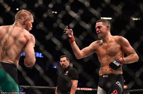 Nate diaz' face and body were covered with his own blood, which was coming from several cuts that leon edwards opened. Conor McGregor leaves Nate Diaz pouring with blood after ...