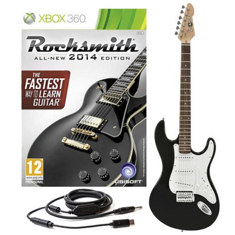 Disc Rocksmith 2014 Xbox 360 3 4 La Electric Guitar Black At Gear4music