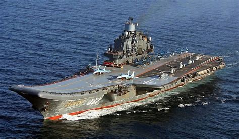 Admiral Kuznetsov Aircraft Carrier Russia Navire De Guerre Marine