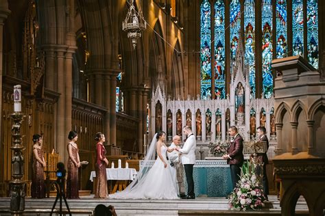 St Mary Cathedral Sydney Wedding A Magical Wedding Night Two Hearts