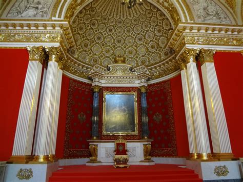 Palace Throne Throne Room Hermitage Winter Palace