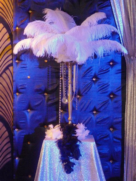 Feather Arrangement The Great Gatsby Theme Niqui Rose Event Stylist