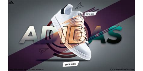 Adidas Shoes Poster Design Figma