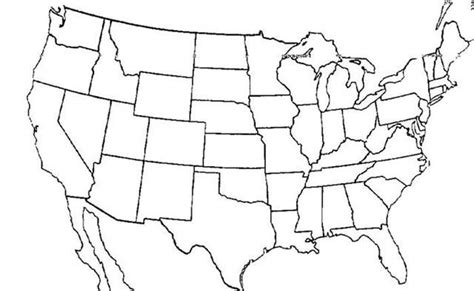 50 States Map Plain Bing Images Homeschool Nature Study Us