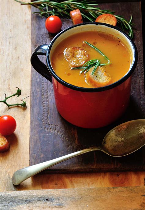 Roasted Cherry Tomato Soup Recipe By Archanas Kitchen