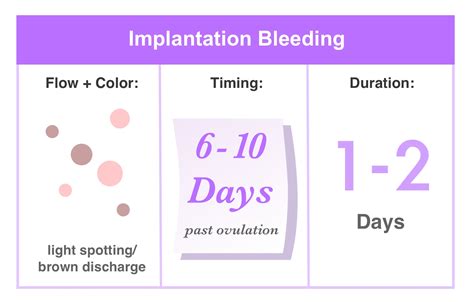 Brown Discharge Implantation Bleeding