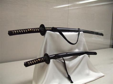 Daisho Pair Of Long And Short Swords Style Sword Mounting With