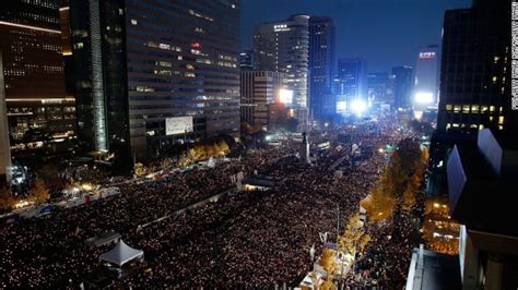 South Korea Scandal Protesters March Against President Cnn