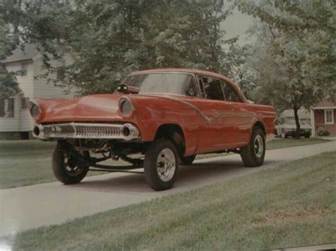 55 Ford Gasser Vintage Muscle Cars Hot Rods Cars Muscle Hot Rods Cars