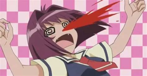 Nosebleed Anime Face The Best S Are On Giphy
