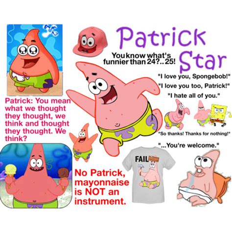 Patrick Star Funniest Quotes Quotesgram