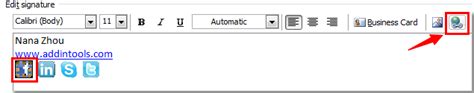 One of our most popular blog posts ever has been about how to add a view my linkedin profile button to an email signature but it was so long ago that we thought it deserved an update. How to add Facebook/LinkedIn/Twitter and Skype buttons to Outlook signature?