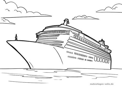 Ausmalbilder boote und schiffe kostenlos drucken und ausmalen