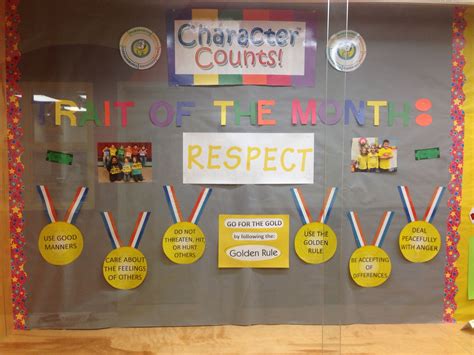 My Character Counts Respect Bulletin Board Respect Bulletin Boards