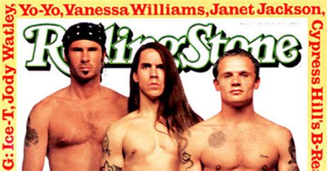 red hot chili peppers getting naked on the cover of rolling stone rolling stone