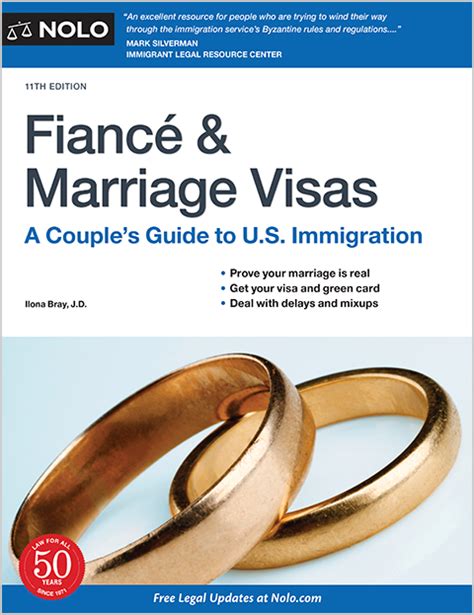 fiancé and marriage visas couple s guide to u s immigration nolo