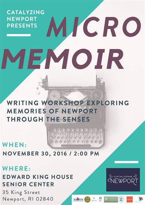 Micro Memoir Workshop - Edward King House